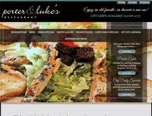 Tablet Screenshot of porterandlukes.com